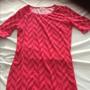 Medium LulaRoe Julia T-Shirt Dress