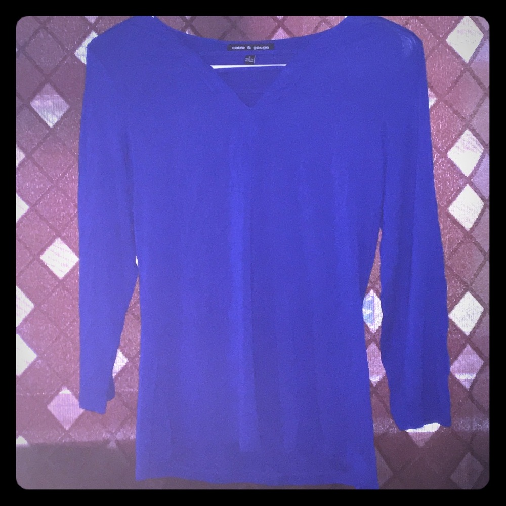 Strappy Front and Arms Dressy Shirt