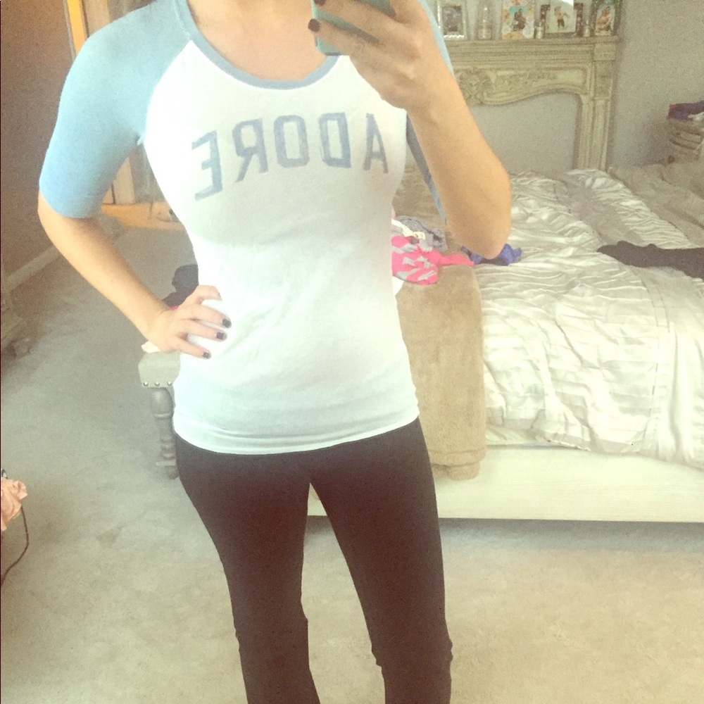 Abercrombie baseball tee