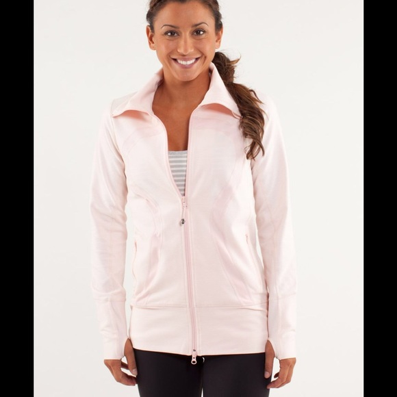 lululemon athletica Tops - Lululemon women in stride jacket light pink 10