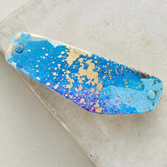 Anthropologie; Sibilia Blue Milena Barrette (NWT)