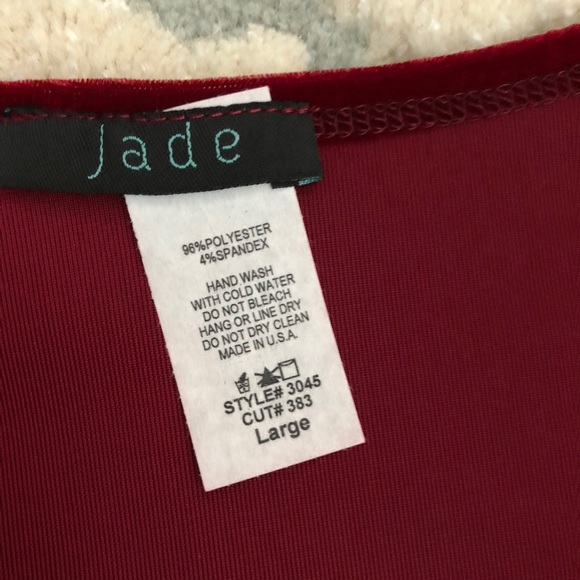 Holiday Red Velvet Wrap Dress - Picture 4 of 4