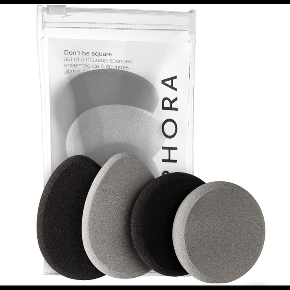 Sephora Makeup Dont Be Square Charcoal Sponge Set Poshmark