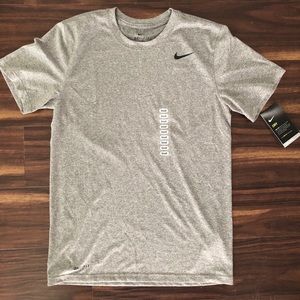 NWT Grey Nike Dry-Fit Workout Shirt