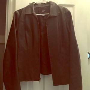 Gap leather jacket