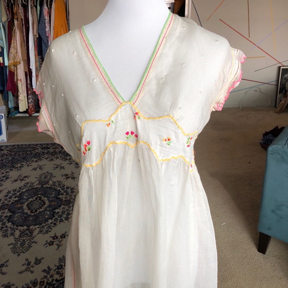 Péro cross stitch dress. Worn once for photoshoot.