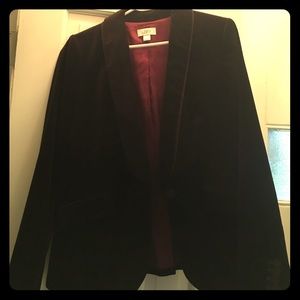 Loft velvet blazer size 8