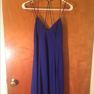 Blue cocktail dress