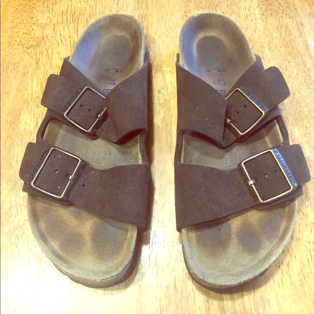 Suede Arizona Birkenstock Sandals size 37