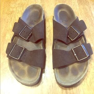 Suede Arizona Birkenstock Sandals size 37