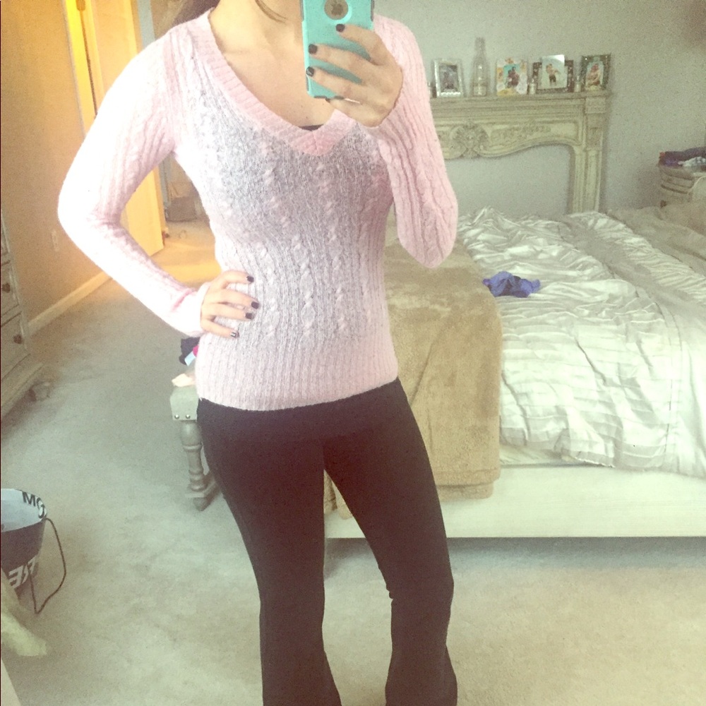 Baby pink sweater