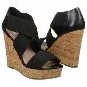 Black Steve Madden Wedges
