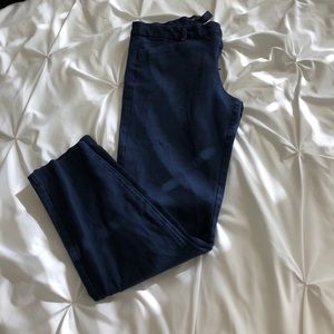 Dark Blue Fitted Slim City Pant
