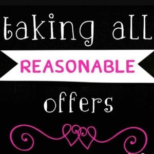 Reasonable offers welcomed! (: