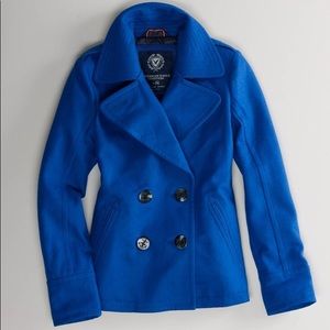 Cobalt Wool Peacoat