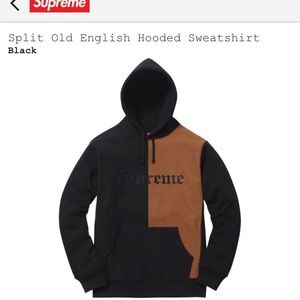 Supreme Split Old English Hoodie