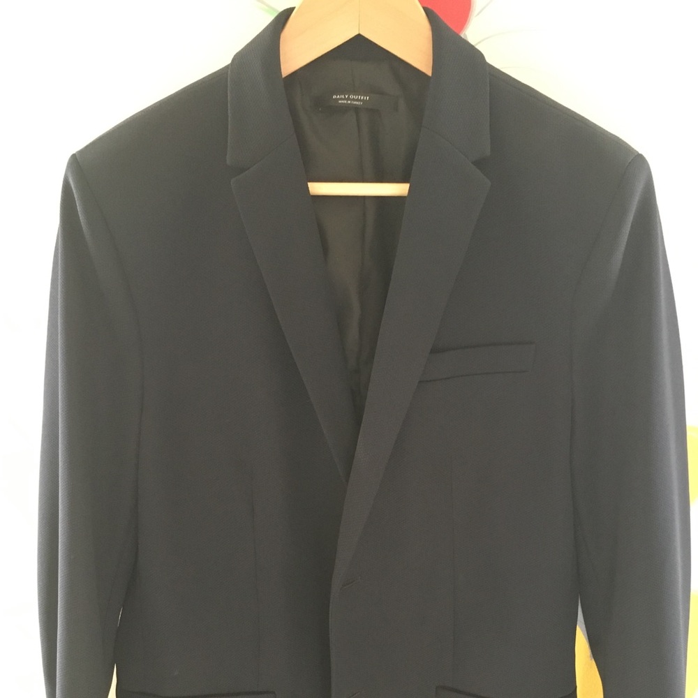 Dark Blue Zara Man Blazer