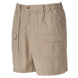 Croft & Barrow Side Elastic Cargo Shorts