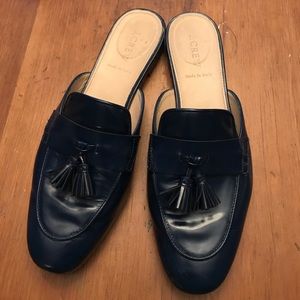 J Crew Tassel Mules