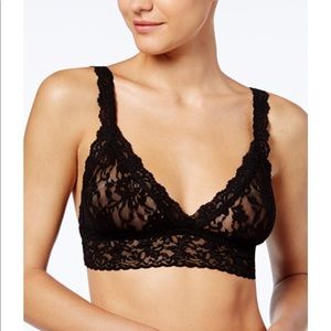 Hanky Panky Black Signature Lace Bralette Small