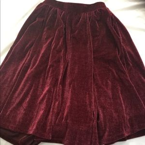 Small Velour Lularoe Madison Skirt