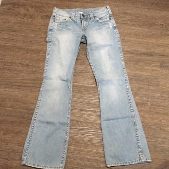 Silver Jeans Denim - Silver Twisted Boot Cut Jeans Sz W27/L33