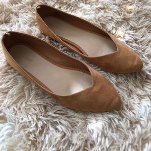 Suede flats