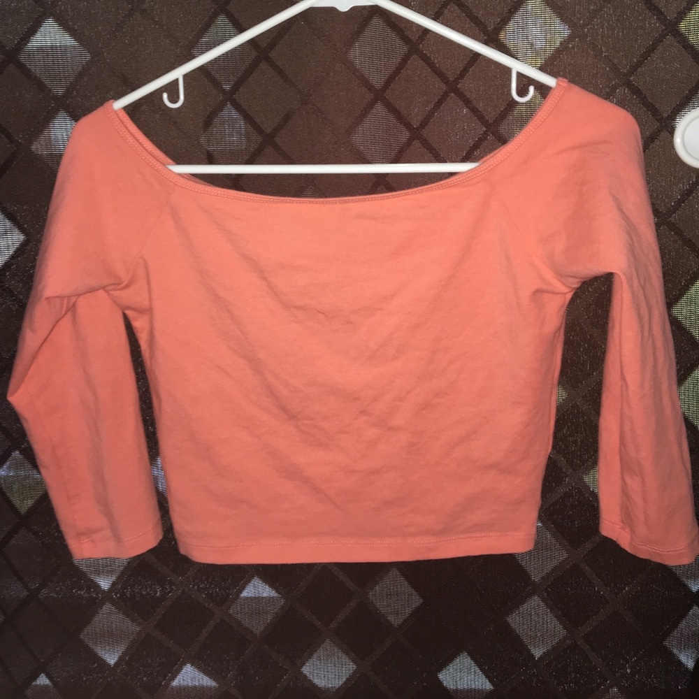 Light Orange Crop Top