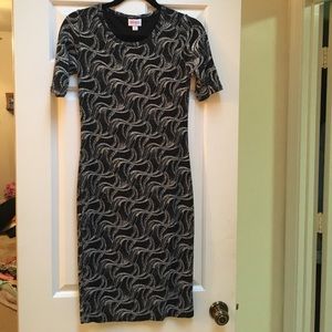 Black and silver sparkle dress