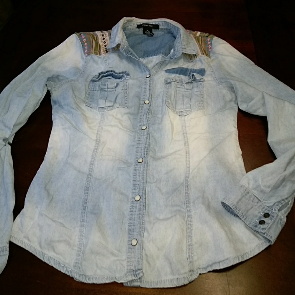 Paper Tee chambray shirt