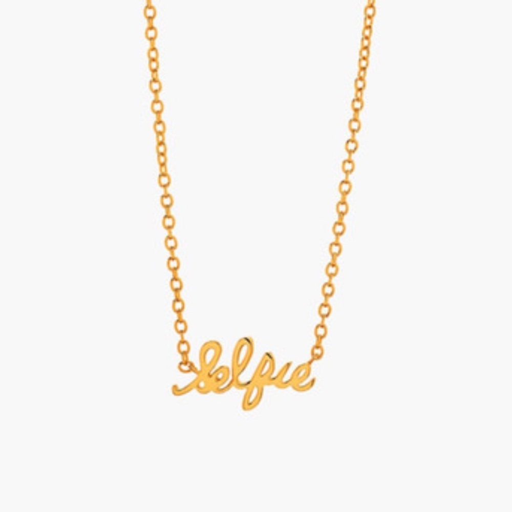 Gorjana selfie necklace