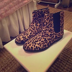 Beautiful calf hair Chelsea boots