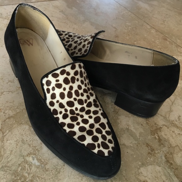Clifford & Wills Shoes - C&W calf hair leopard print loafer