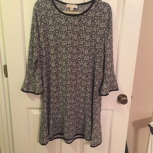 MICHAEL Michael Kors bell sleeve shift dress