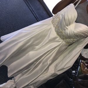day time wedding gown reception gown