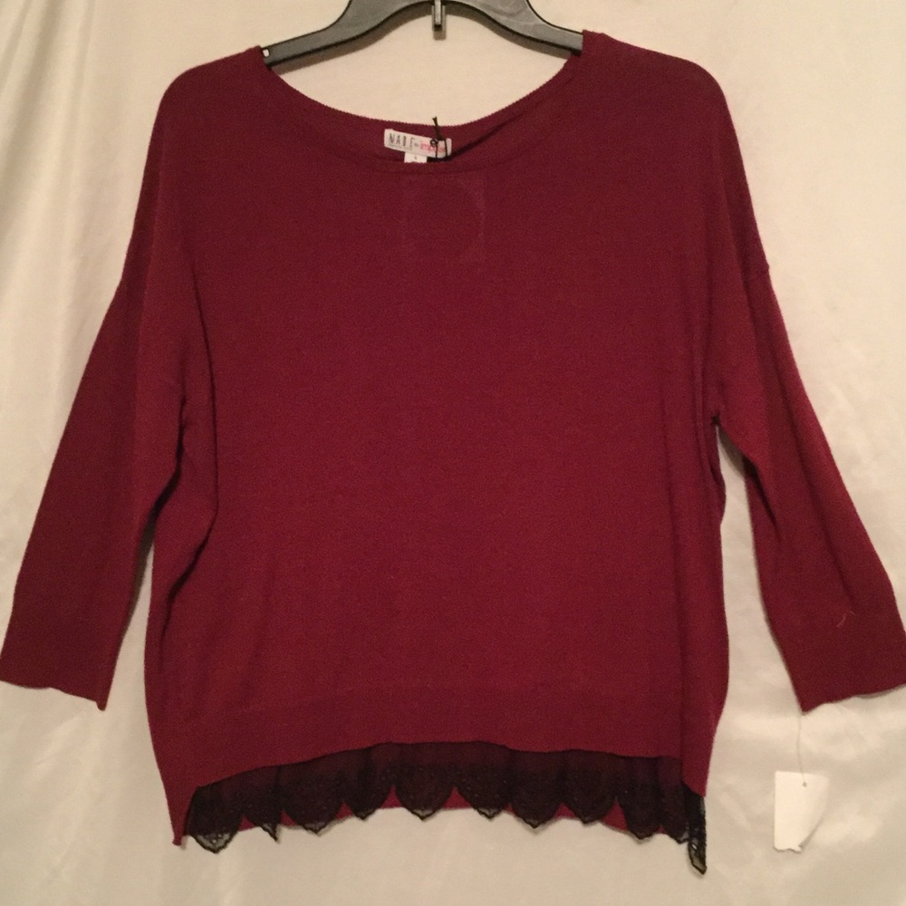 PICK 3 FOR $25 Made For Impulse  Sweater  SZ L