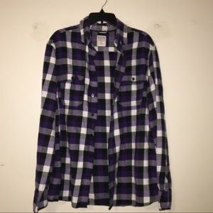 Mossimo Plaid Flannel Button Down