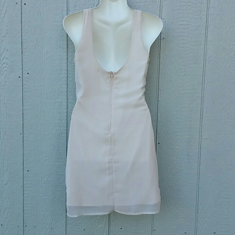 Maya Deluxe Cream Sequin Cocktail Dress - Picture 5 of 6