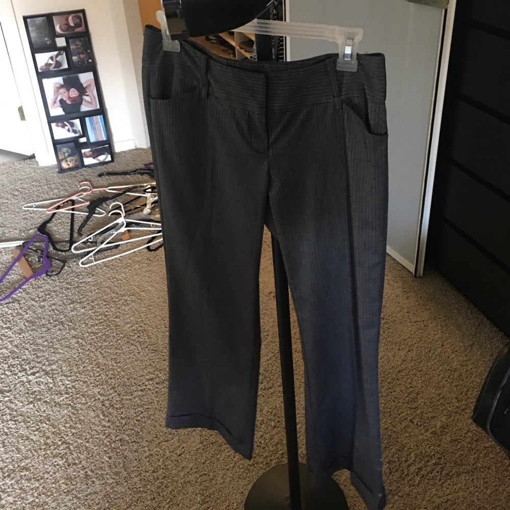 I stripped office pants