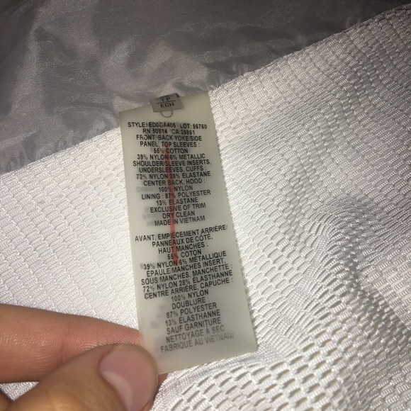 Elie Tahari Juliana White Rain Coat - Picture 8 of 8