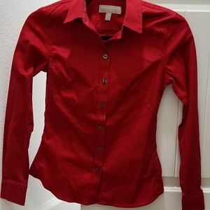 Banana Republic red shirt