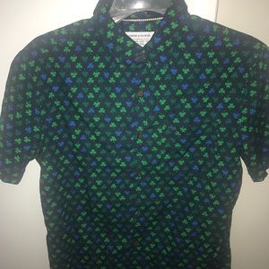 Clover leaf pattern Button Down