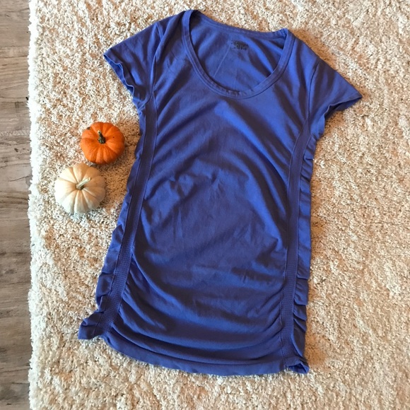 Athleta Tops - | ATHLETA | ORGANIC COTTON RUCHED TOP