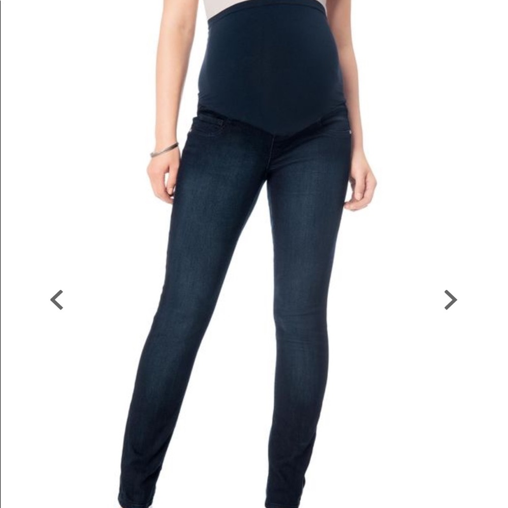 Fade to blue  skinny leg maternity jeans