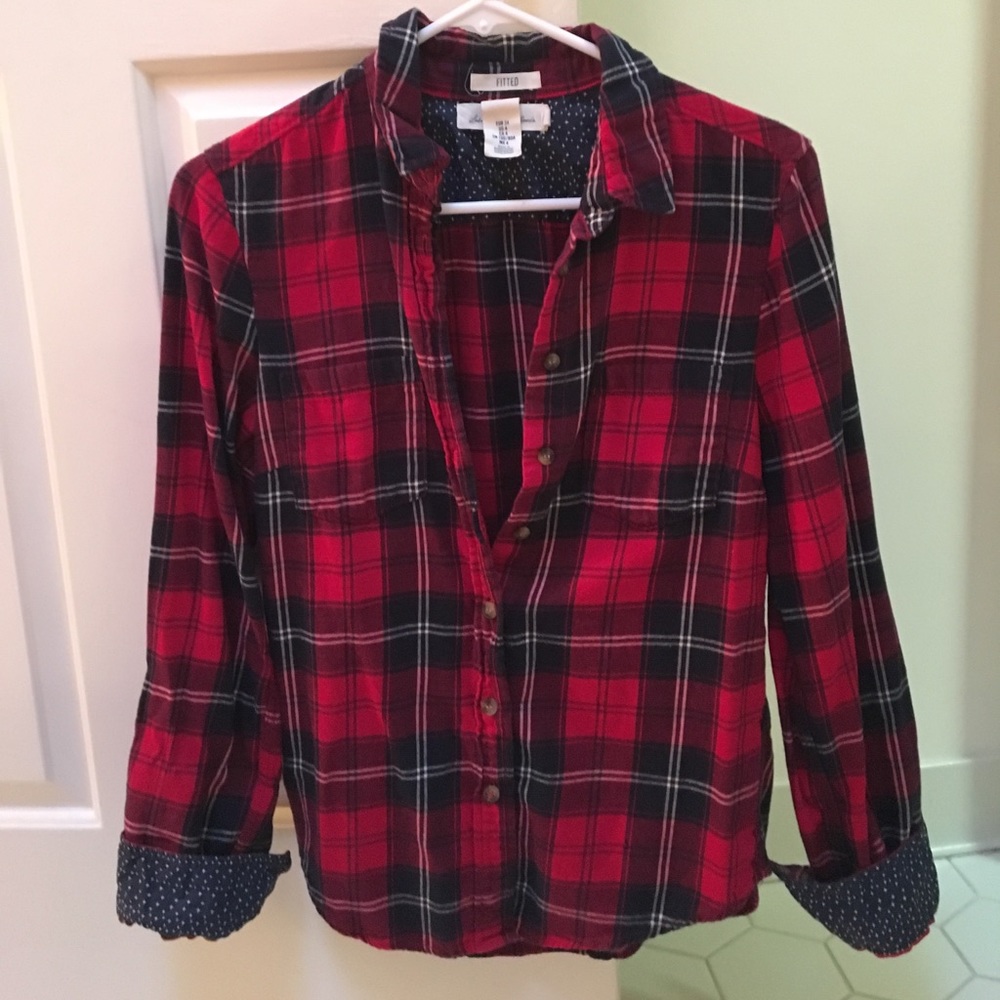 Express plaid flannel shirt