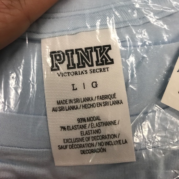 NWT long sleeve soft t-shirt by VS Pink - Picture 5 of 6