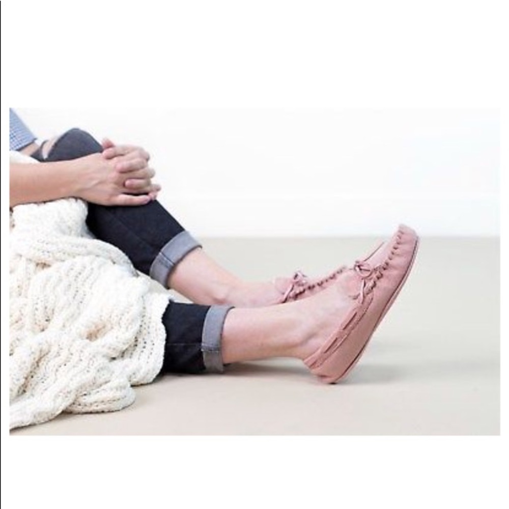 💥 Moccasin Slip-On Shearling Slippers - Picture 4 of 6