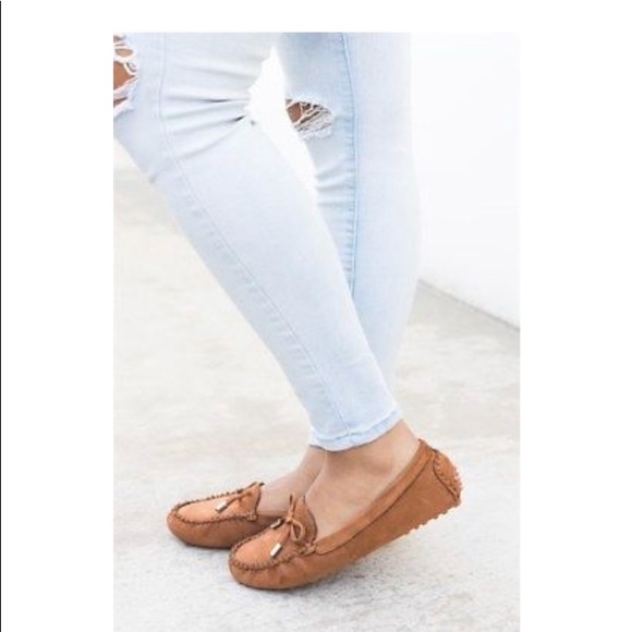 💥 Moccasin Slip-On Shearling Slippers - Picture 5 of 6