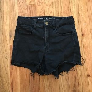 High rise shorts