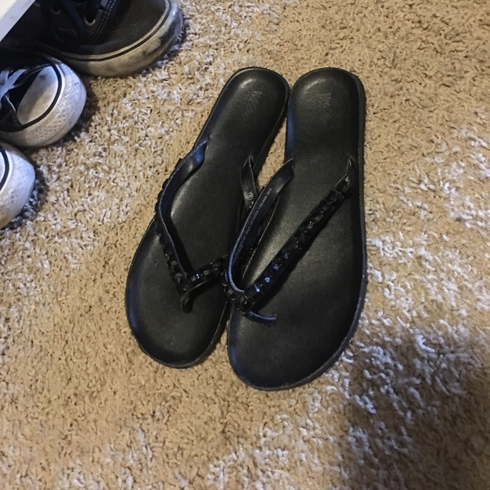 Black sandals